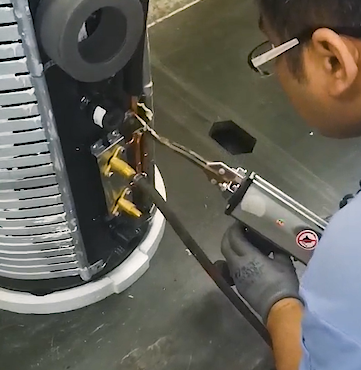 热水器手持焊接视频